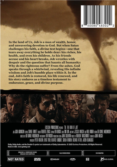 Book of Job (MOD) (DVD Movie) - back cover art