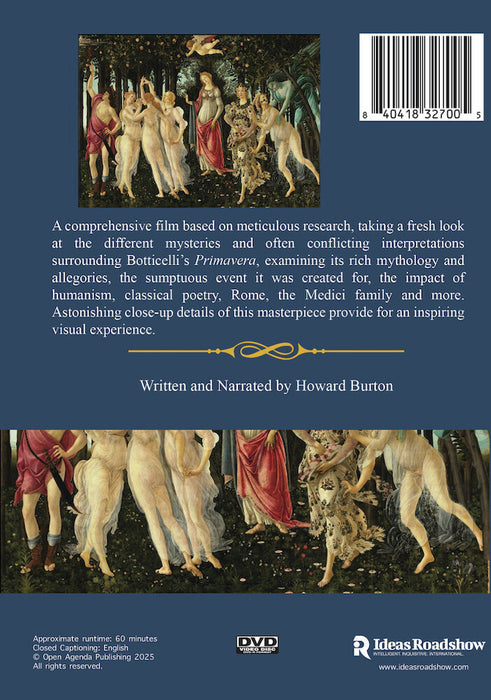 Botticelli's Primavera (MOD) (DVD Movie) - back cover art