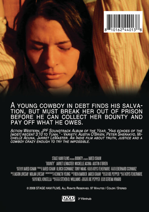 Bounty (MOD) (DVD Movie) - back cover art