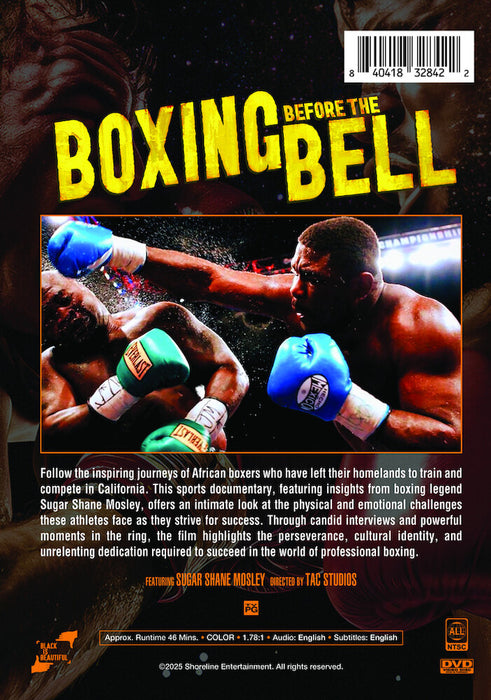 Boxing Before the Bell (MOD) (DVD Movie) - back cover art
