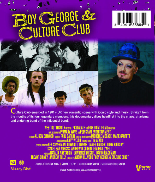 Boy George & Culture Club (MOD) (BluRay Movie) - back cover art