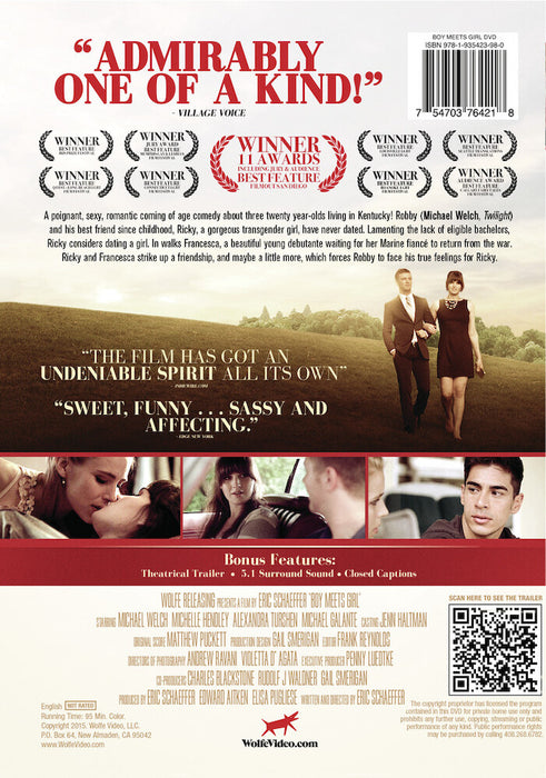 Boy Meets Girl (MOD) (DVD Movie) - back cover art