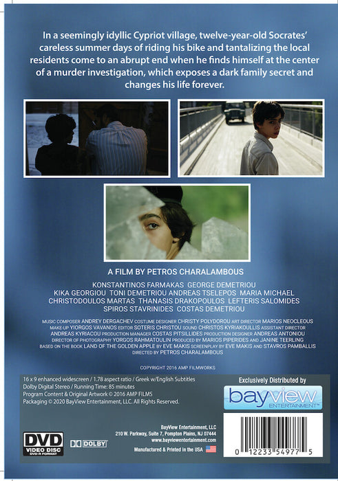 Boy on the Bridge (MOD) (DVD Movie) - back cover art