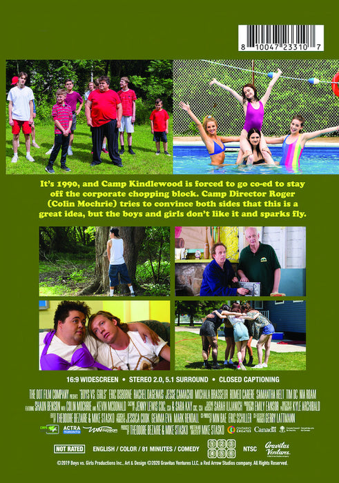 Boys vs.Girls (MOD) (DVD Movie) - back cover art