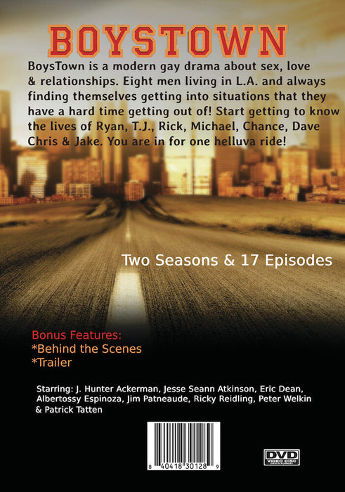 BoysTown: The Complete Series (MOD) (DVD Movie) - back cover art