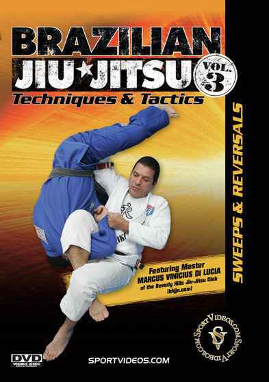 Brazilian Jiu-Jitsu Techniques and Tactics Vol. 3: Sweeps and Reversals (MOD) (DVD Movie) - movie cover art