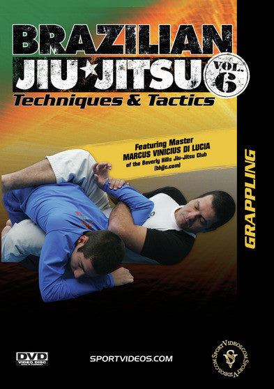 Brazilian Jiu-Jitsu Techniques and Tactics Vol. 6: Grappling (MOD) (DVD Movie) - movie cover art