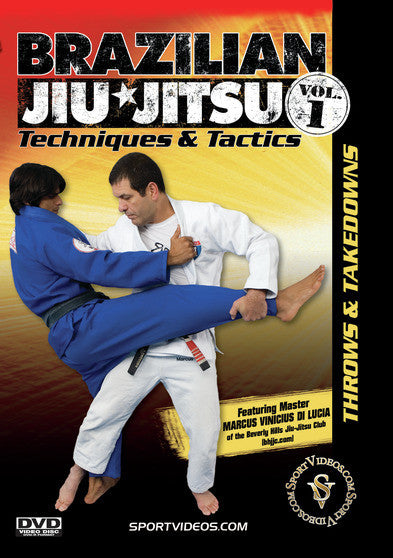 Brazilian Jiu-Jitsu Techniques and Tactics Vol. 1: Throws & Takedowns (MOD) (DVD Movie) - movie cover art