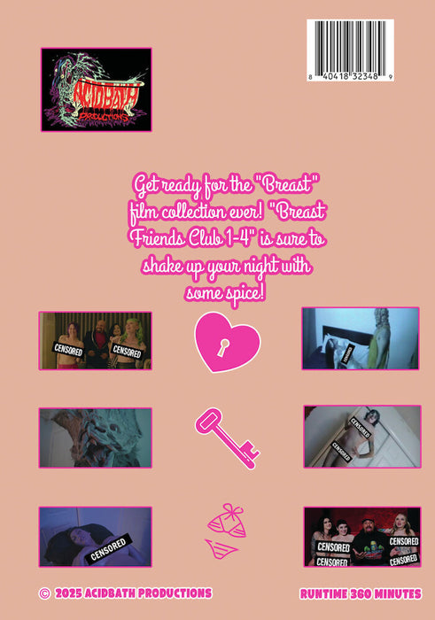 Breast Friends Club 1-4 (MOD) (DVD Movie) - back cover art
