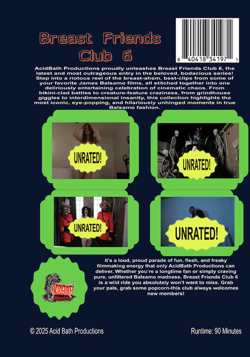 Breast Friends Club 6 (MOD) (DVD Movie) - back cover art