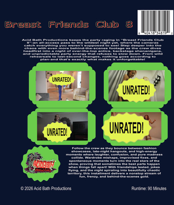 Breast Friends Club 8 (MOD) (BluRay Movie) - back cover art