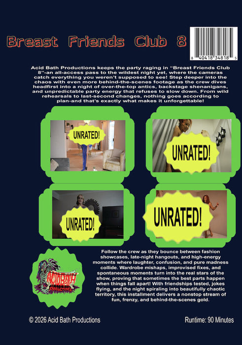 Breast Friends Club 8 (MOD) (DVD Movie) - back cover art