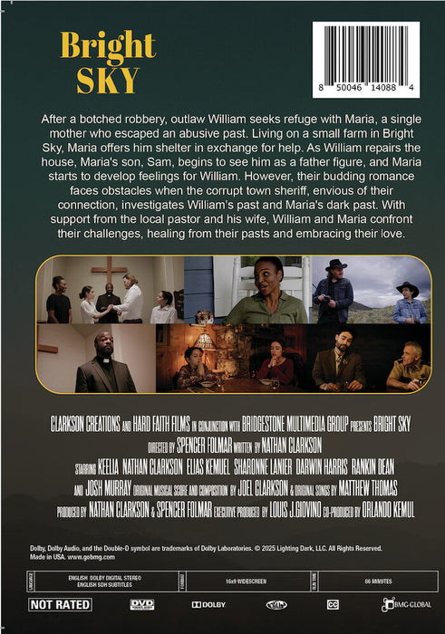 Bright Sky (MOD) (DVD Movie) - back cover art