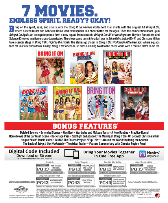 Bring It On 7-Movie Collection (MOD) (BluRay MOVIE) image 2