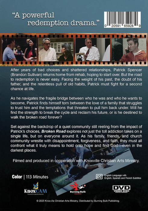 Broken Road (MOD) (DVD Movie) - back cover art
