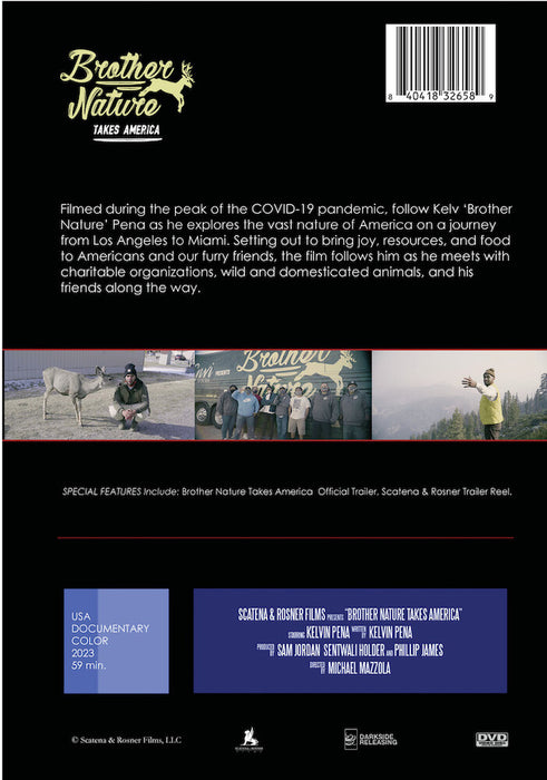 Brother Nature Takes America (MOD) (DVD Movie) - back cover art