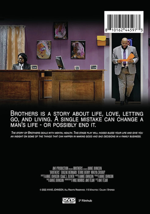 Brothers (MOD) (DVD Movie) - back cover art