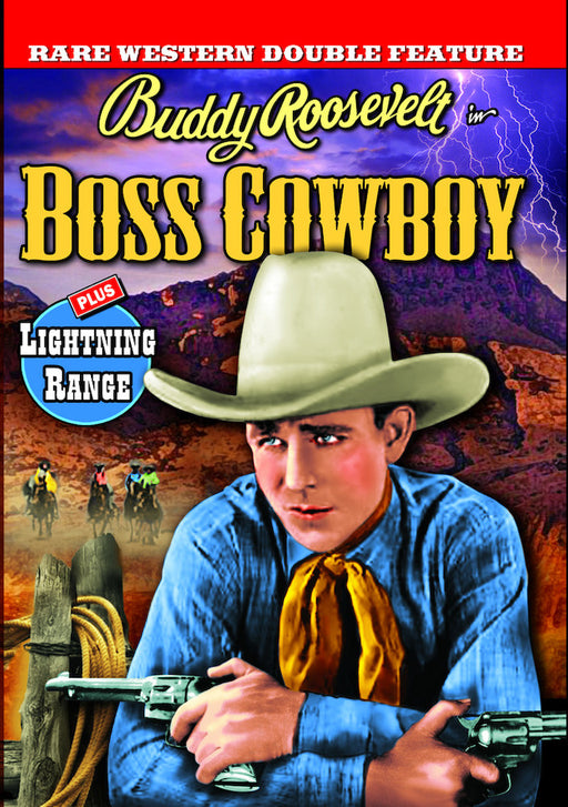 Buddy Roosevelt Double Feature: Boss Cowboy / Lightning Range (MOD) (DVD MOVIE)