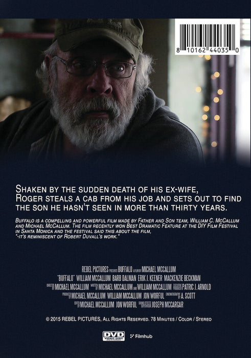 Buffalo (MOD) (DVD Movie) - back cover art