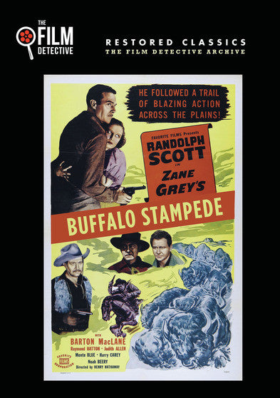 Buffalo Stampede (The Film Detective Restored Version) (MOD) (DVD Movie) - movie cover art