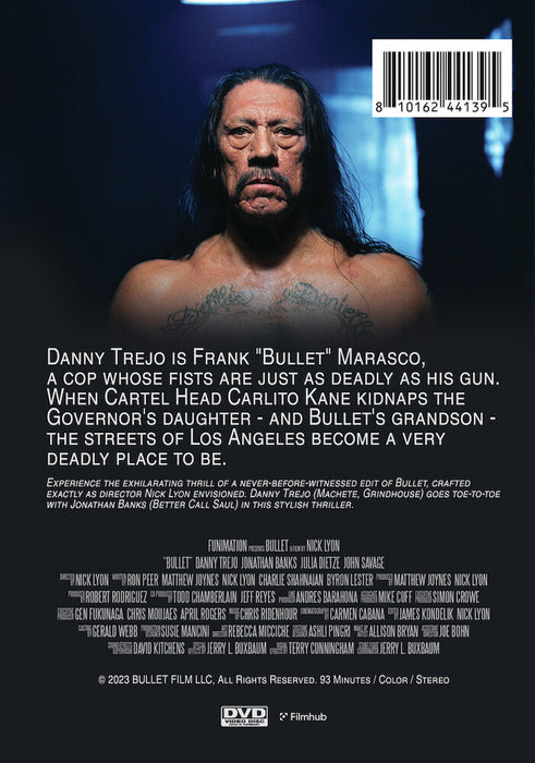 Bullet (Director's Cut) (MOD) (DVD Movie) - back cover art