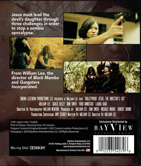 Bulletproof Jesus: The Director's Cut (MOD) (BluRay Movie) - back cover art