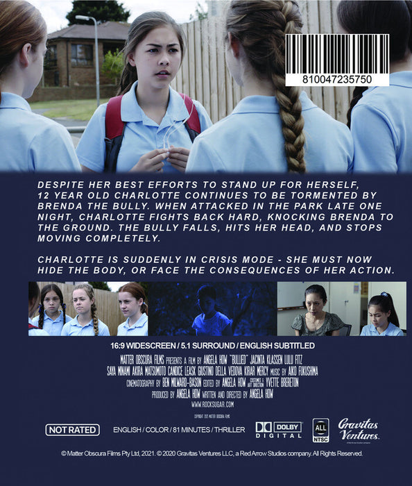 Bullied (MOD) (BluRay Movie) - back cover art