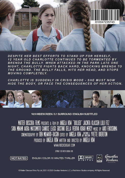 Bullied (MOD) (DVD Movie) - back cover art