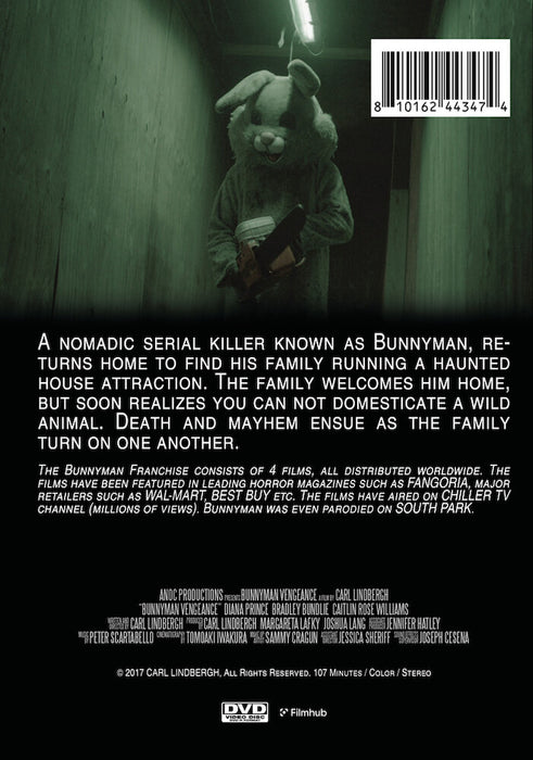Bunnyman Vengeance (MOD) (DVD Movie) - back cover art