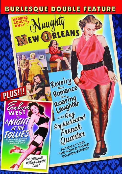 Burlesque Double Feature: Naughty New Orleans / A Night At The Follies (MOD) (DVD Movie) - movie cover art