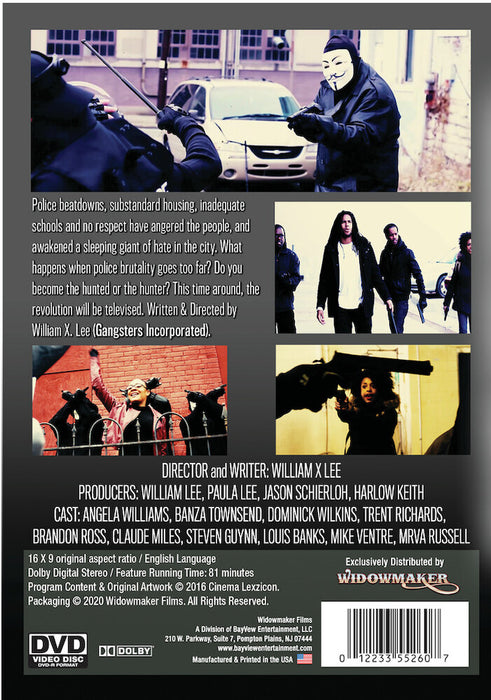 Burning Down Babylon (MOD) (DVD Movie) - back cover art