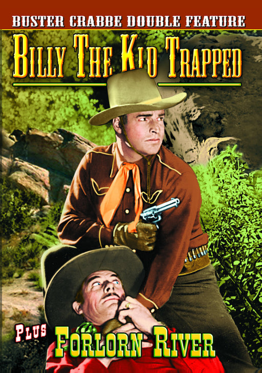 Buster Crabbe Double Feature: Billy The Kid Trapped (1942) / Forlorn R (MOD) (DVD MOVIE)