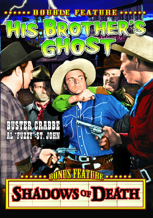 Buster Crabbe Double Feature: His Brother's Ghost (1945) / Shadows of  (MOD) (DVD MOVIE)