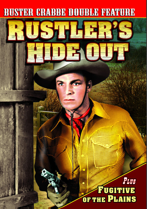 Buster Crabbe Double Feature: Rustler's Hideout (1945) / Fugitive Of T (MOD) (DVD MOVIE)