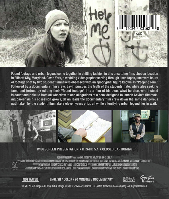 Butterfly Kisses (MOD) (BluRay Movie) - back cover art