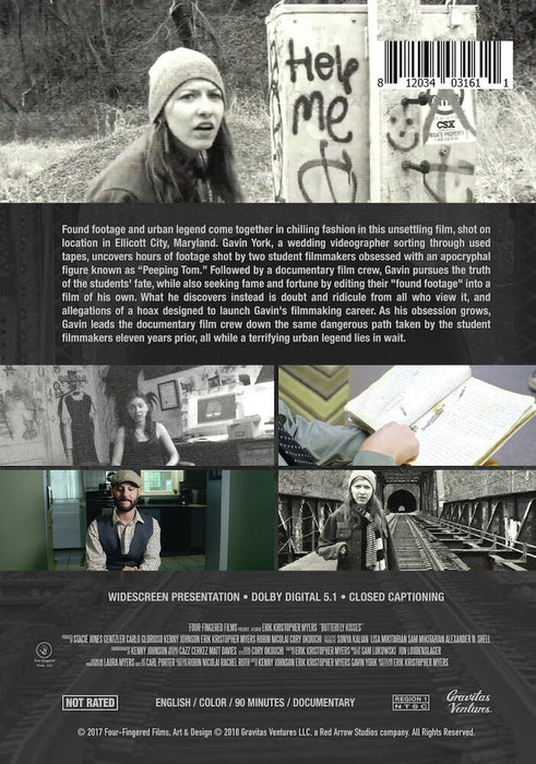 Butterfly Kisses (MOD) (DVD Movie) - back cover art