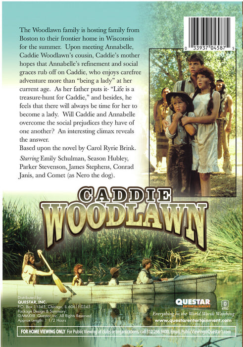 Caddie Woodlawn (MOD) (DVD Movie) - back cover art