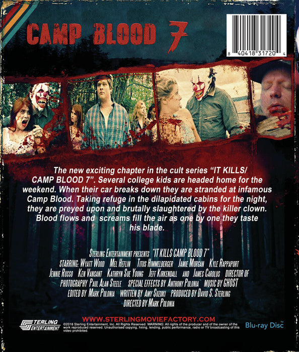 Camp Blood 7 (MOD) (BluRay Movie) - back cover art