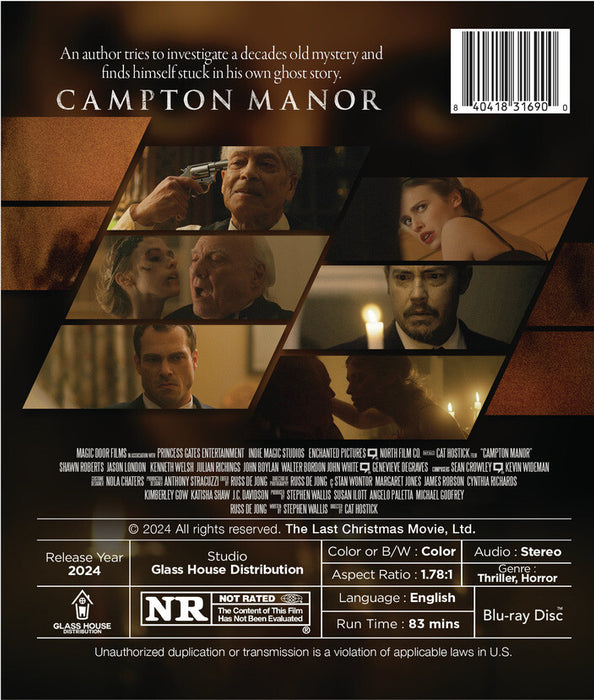 Campton Manor (MOD) (BluRay Movie) - back cover art
