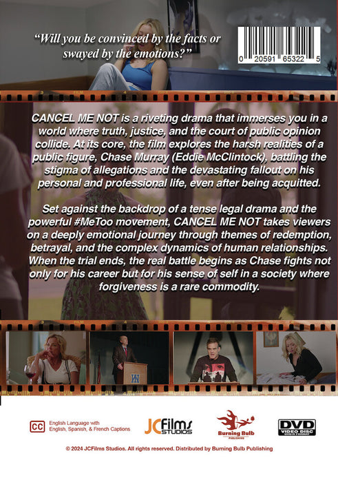 Cancel Me Not (MOD) (DVD Movie) - back cover art