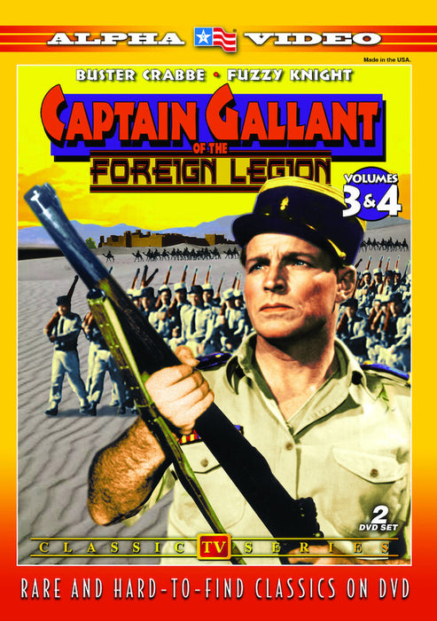 Captain Gallant of the Foreign Legion -- Volumes 3 & 4 (MOD) (DVD Movie) - movie cover art