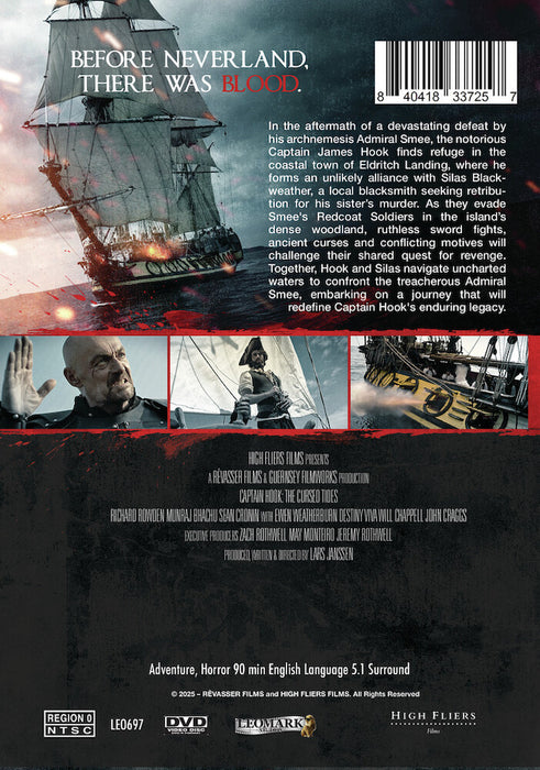 Captain Hook - The Cursed Tides (MOD) (DVD Movie) - back cover art