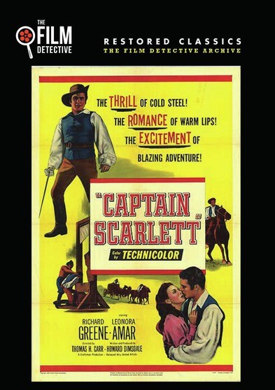 Captain Scarlett (The Film Detective Restored Version) (MOD) (DVD Movie) - movie cover art