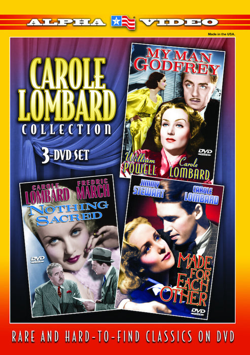 Carole Lombard Collection: My Man Godfrey / Nothing Sacred / Made for Each Other (3 (MOD) (DVD Movie) - movie cover art