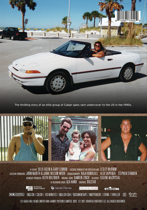 Castro's Spies (MOD) (DVD Movie) - back cover art