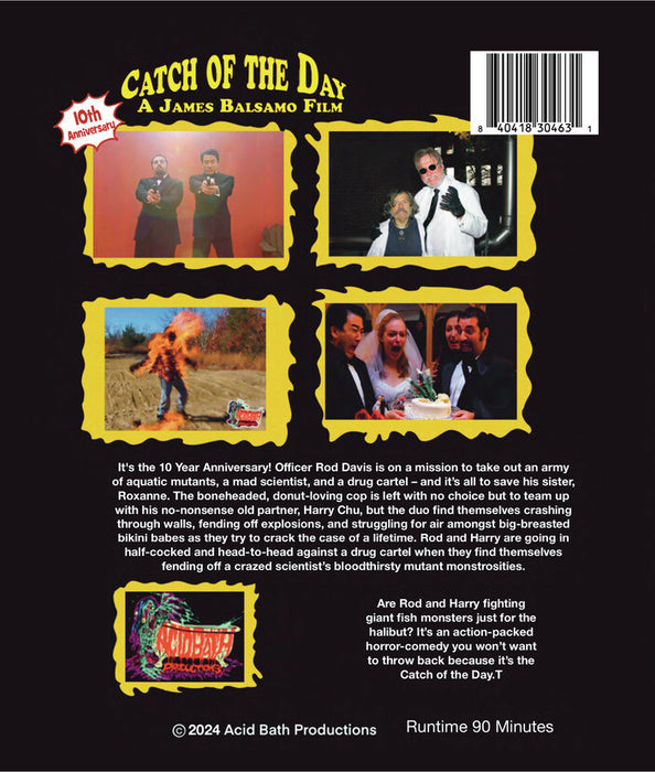Catch of the Day 10th Anniversary (MOD) (BluRay Movie) - back cover art
