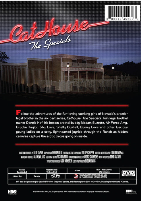 Cathouse: The Specials (MOD) (DVD Movie) - back cover art