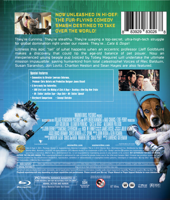 Cats & Dogs (MOD) (BluRay MOVIE) image 2