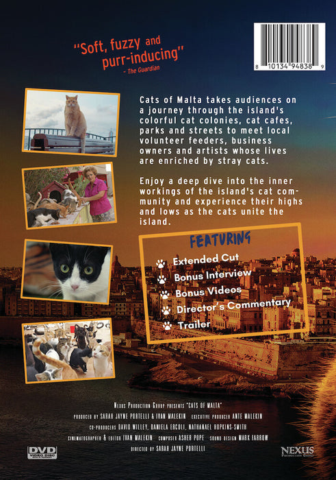 Cats of Malta (MOD) (DVD Movie) - back cover art