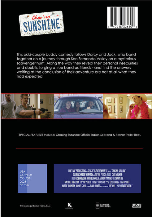 Chasing Sunshine (MOD) (DVD Movie) - back cover art